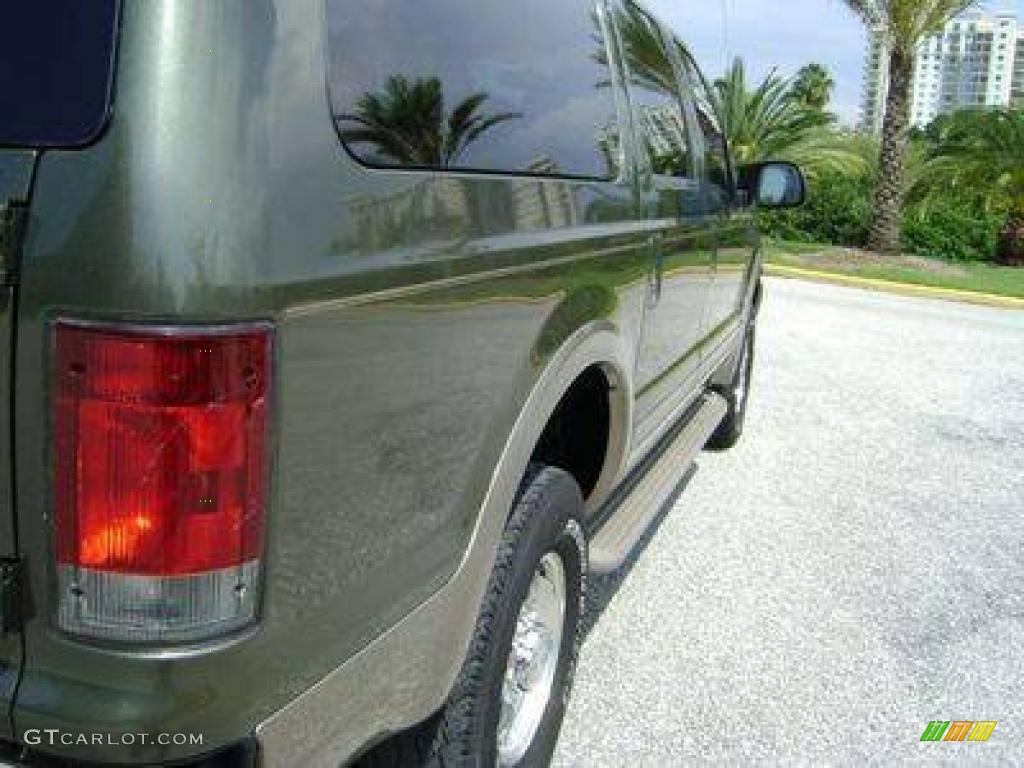 2004 Excursion Eddie Bauer 4x4 - Estate Green Metallic / Medium Parchment photo #3