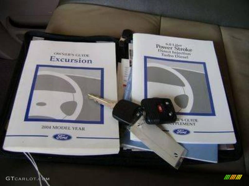 2004 Excursion Eddie Bauer 4x4 - Estate Green Metallic / Medium Parchment photo #19
