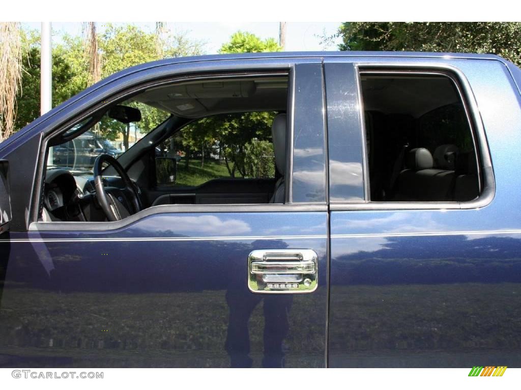 2004 F150 FX4 SuperCab 4x4 - True Blue Metallic / Black/Medium Flint photo #21