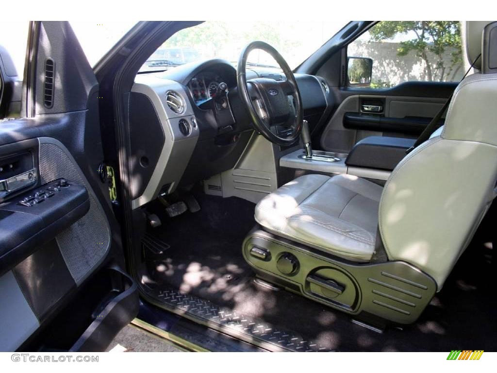 2004 F150 FX4 SuperCab 4x4 - True Blue Metallic / Black/Medium Flint photo #23