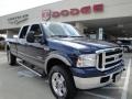 True Blue Metallic 2006 Ford F350 Super Duty Lariat FX4 Crew Cab 4x4