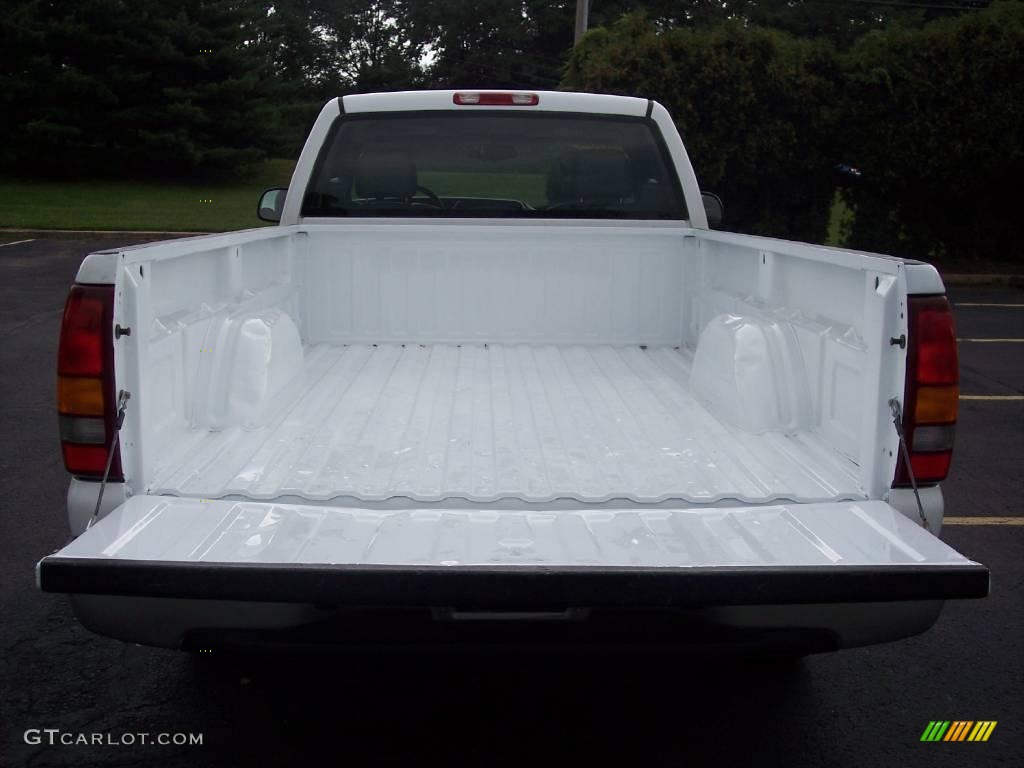 2003 Sierra 1500 Regular Cab - Summit White / Dark Pewter photo #9