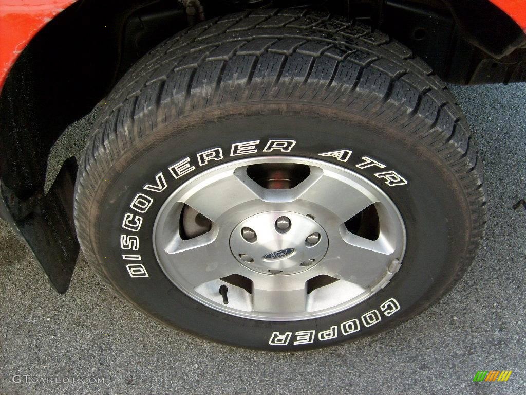 2006 F150 STX Regular Cab 4x4 - Bright Red / Medium Flint photo #19
