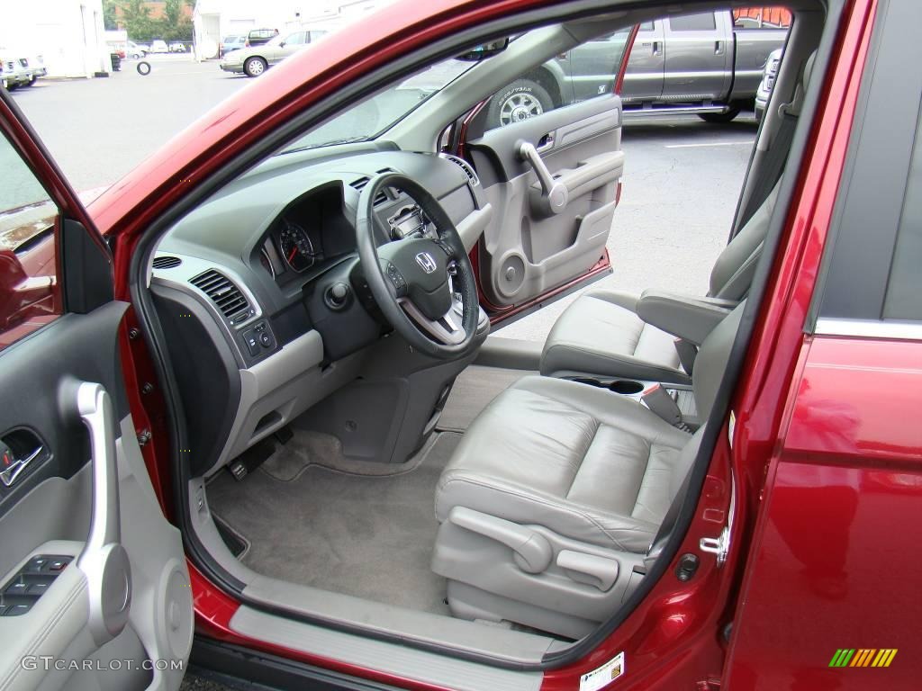 2007 CR-V EX-L 4WD - Tango Red Pearl / Gray photo #8