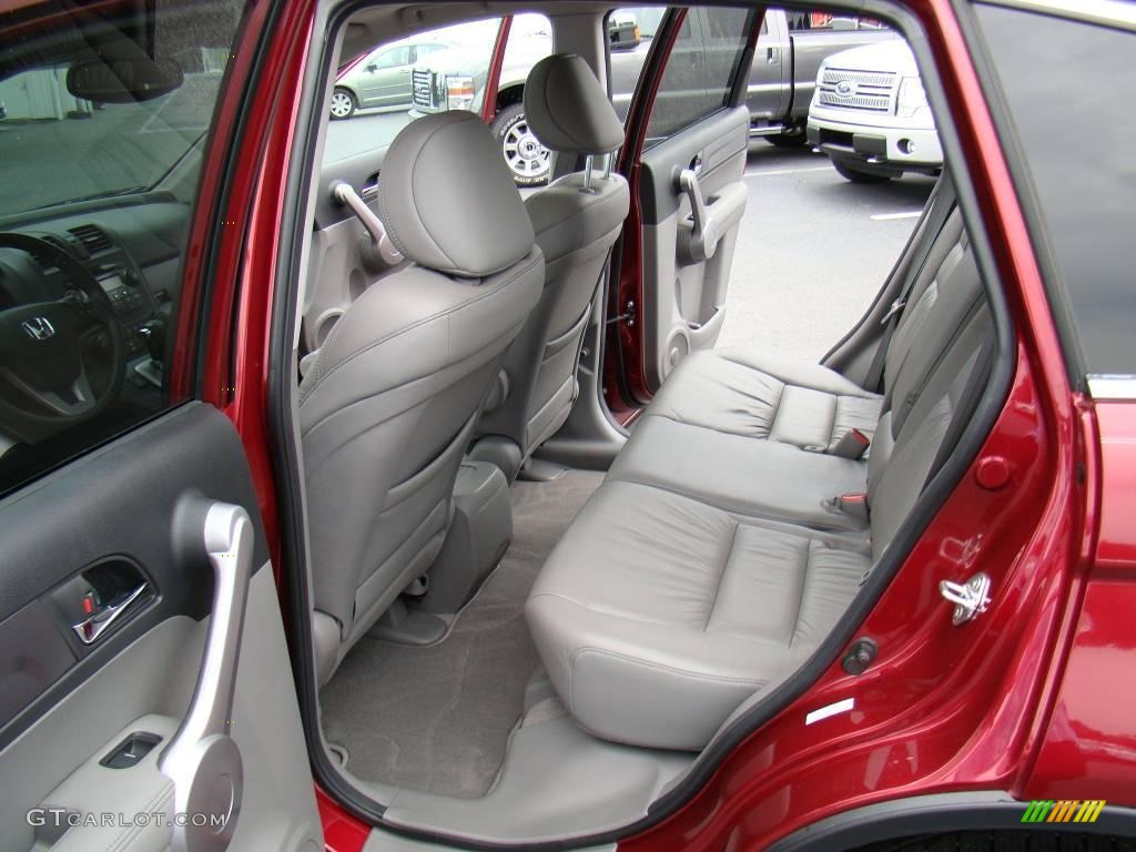 2007 CR-V EX-L 4WD - Tango Red Pearl / Gray photo #9