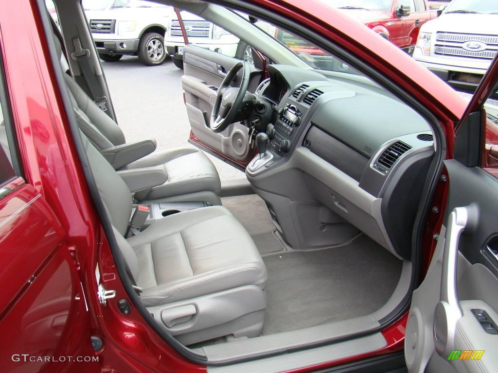 2007 CR-V EX-L 4WD - Tango Red Pearl / Gray photo #12