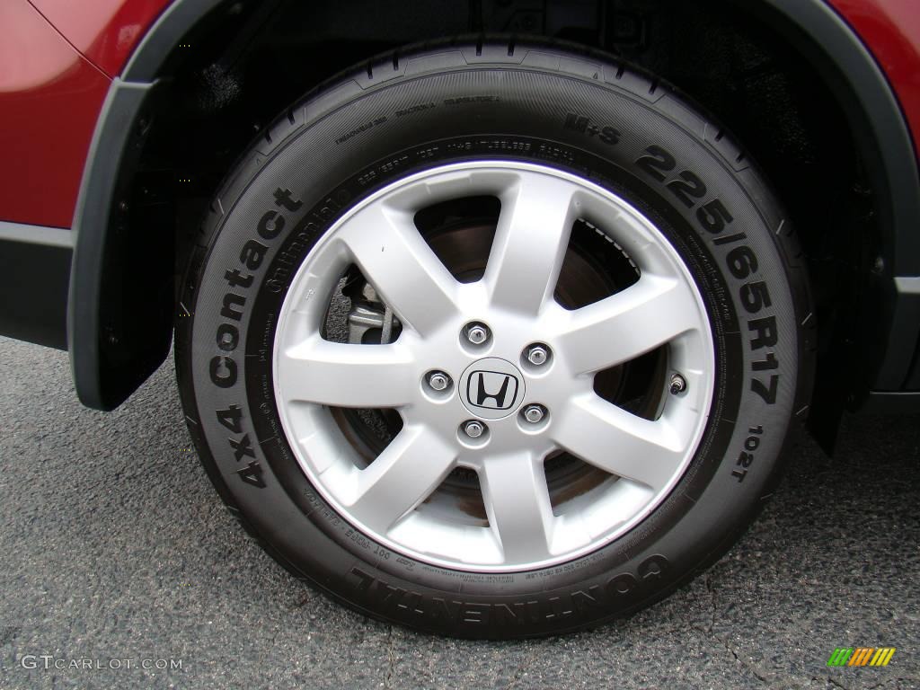 2007 CR-V EX-L 4WD - Tango Red Pearl / Gray photo #14