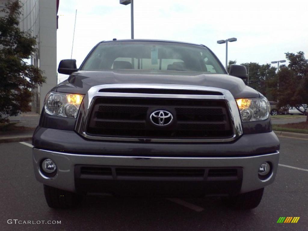 2010 Tundra TRD Double Cab 4x4 - Slate Gray Metallic / Graphite Gray photo #1