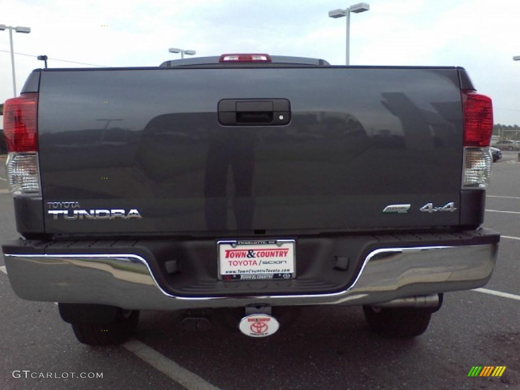 2010 Tundra TRD Double Cab 4x4 - Slate Gray Metallic / Graphite Gray photo #4