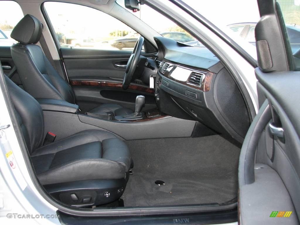 2006 3 Series 325i Sedan - Titanium Silver Metallic / Black photo #10