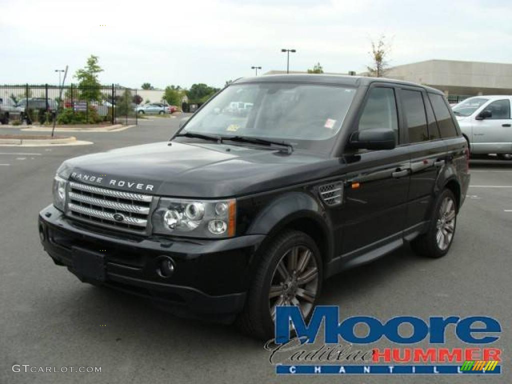 2007 Range Rover Sport Supercharged - Java Black Pearl / Alpaca Beige photo #1