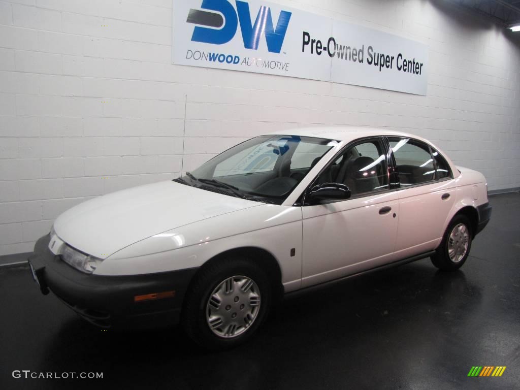 1996 S Series SL1 Sedan - White / Gray photo #2