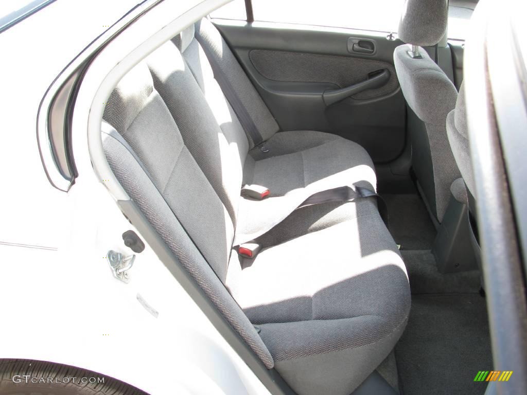 1998 Civic EX Sedan - Taffeta White / Gray photo #12