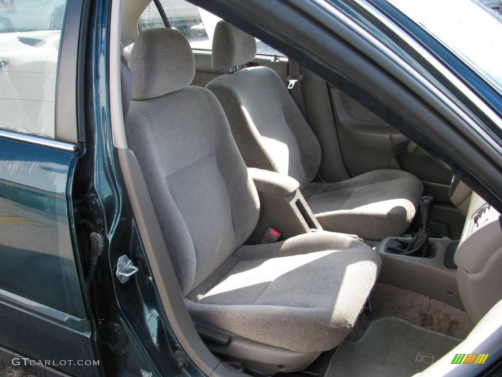 1998 Civic EX Sedan - Cypress Green Pearl / Beige photo #13