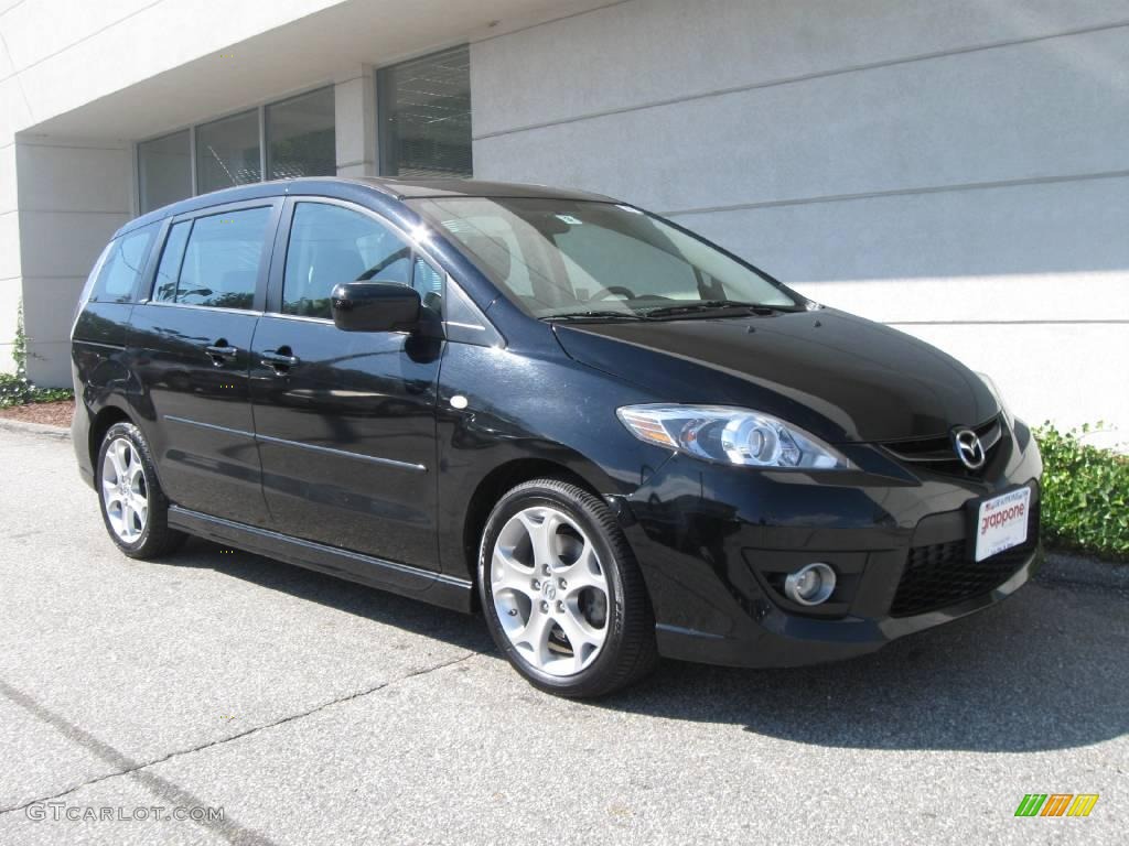 2008 MAZDA5 Sport - Brilliant Black / Black photo #1