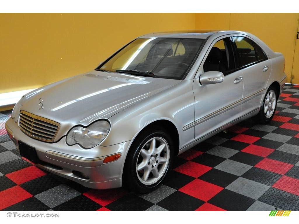 2001 C 240 Sedan - Brilliant Silver Metallic / Charcoal Black photo #3