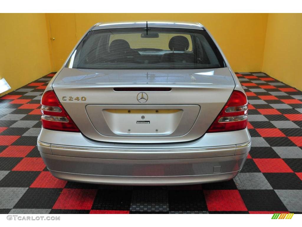 2001 C 240 Sedan - Brilliant Silver Metallic / Charcoal Black photo #5