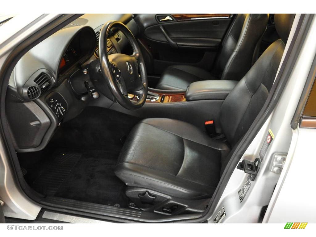 2001 C 240 Sedan - Brilliant Silver Metallic / Charcoal Black photo #14