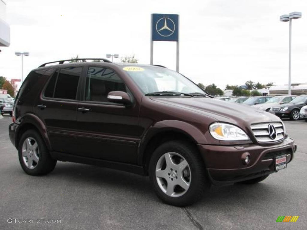 2002 ML 55 AMG 4Matic - Bourbon Metallic / Charcoal/Cognac photo #3