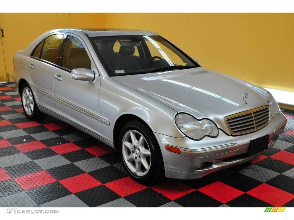2001 C 240 Sedan - Brilliant Silver Metallic / Charcoal Black photo #21