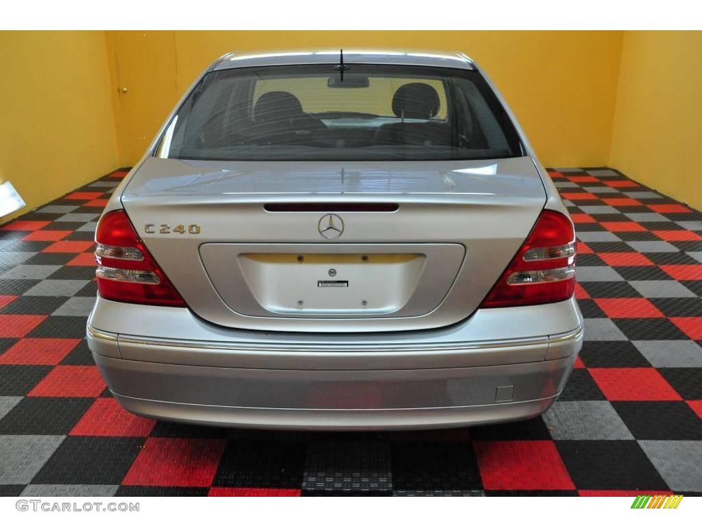 2001 C 240 Sedan - Brilliant Silver Metallic / Charcoal Black photo #22