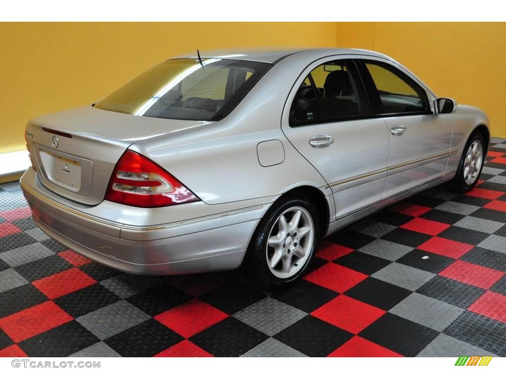 2001 C 240 Sedan - Brilliant Silver Metallic / Charcoal Black photo #23
