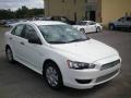 2010 Wicked White Metallic Mitsubishi Lancer DE  photo #11