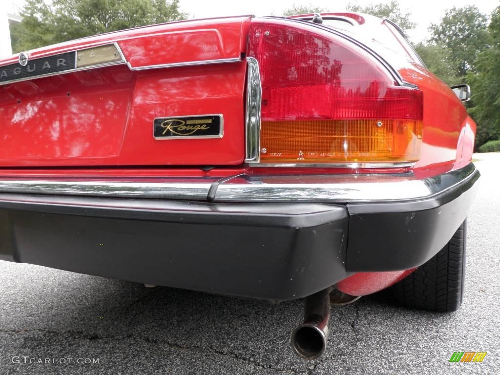 1990 XJ XJS Rouge Collection Coupe - Signal Red / Beige/Red photo #27