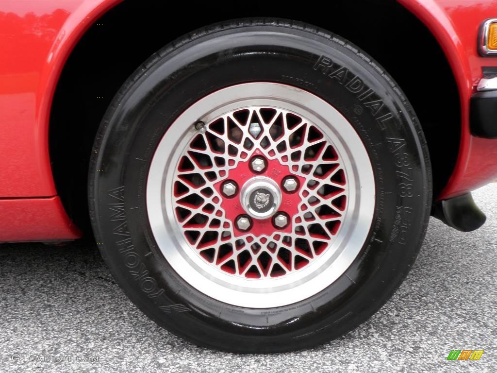 1990 XJ XJS Rouge Collection Coupe - Signal Red / Beige/Red photo #32