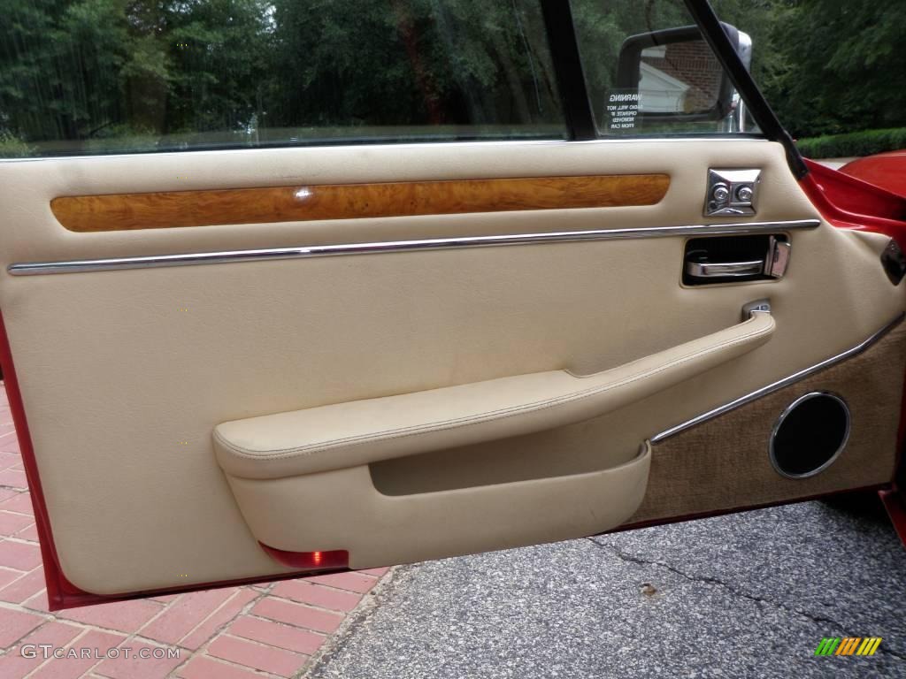 1990 XJ XJS Rouge Collection Coupe - Signal Red / Beige/Red photo #42