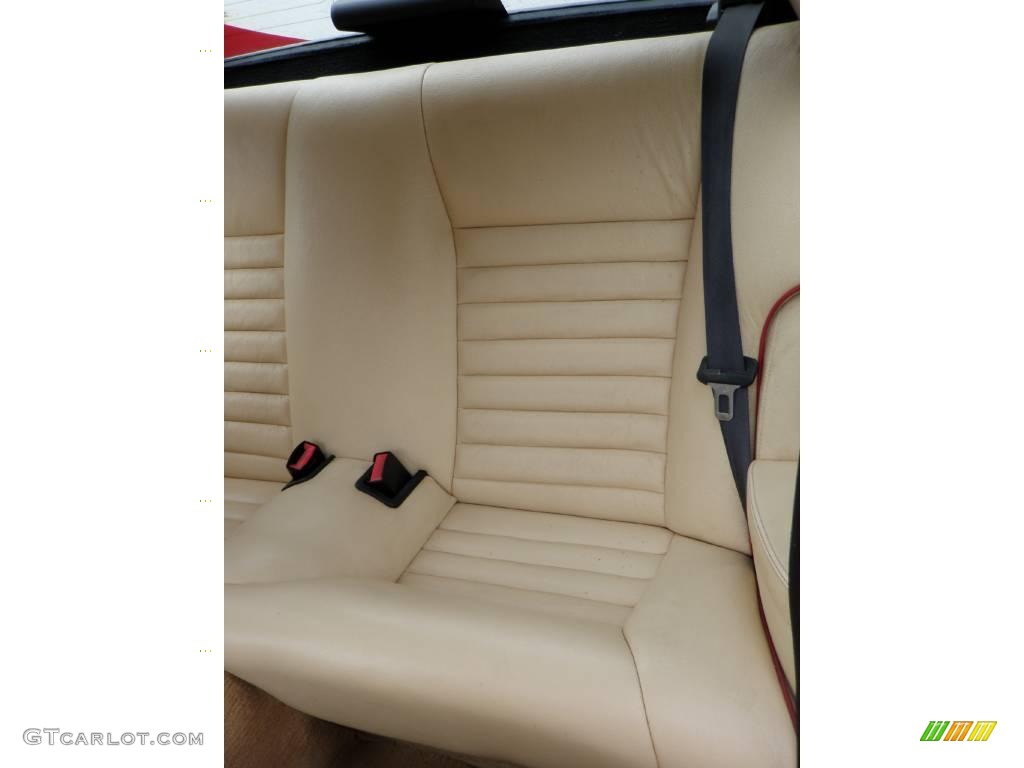 1990 XJ XJS Rouge Collection Coupe - Signal Red / Beige/Red photo #47