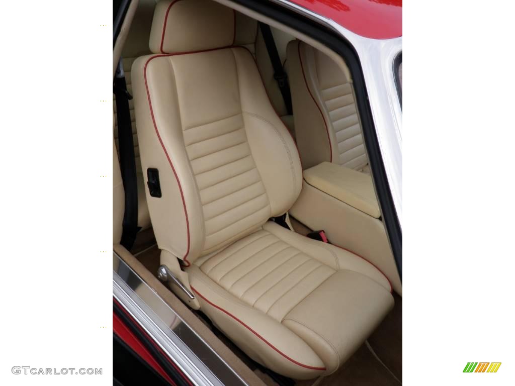 1990 XJ XJS Rouge Collection Coupe - Signal Red / Beige/Red photo #49