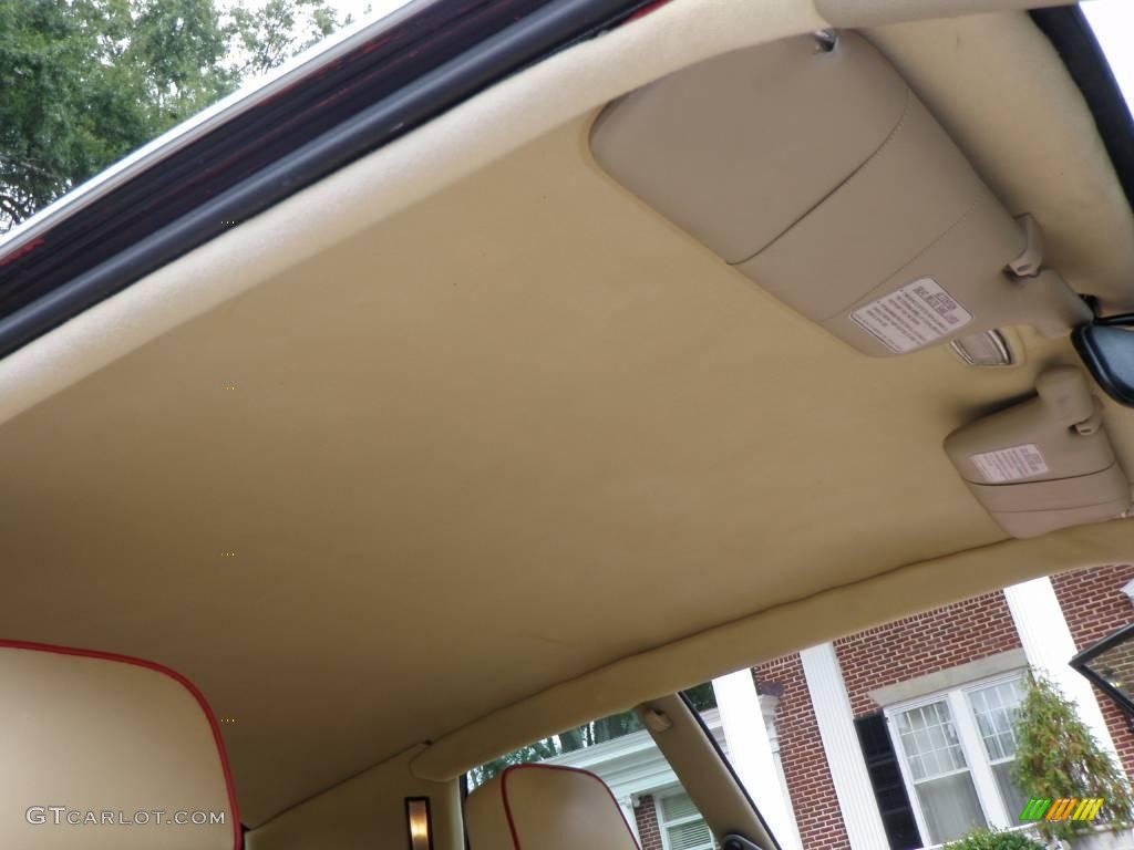 1990 XJ XJS Rouge Collection Coupe - Signal Red / Beige/Red photo #51