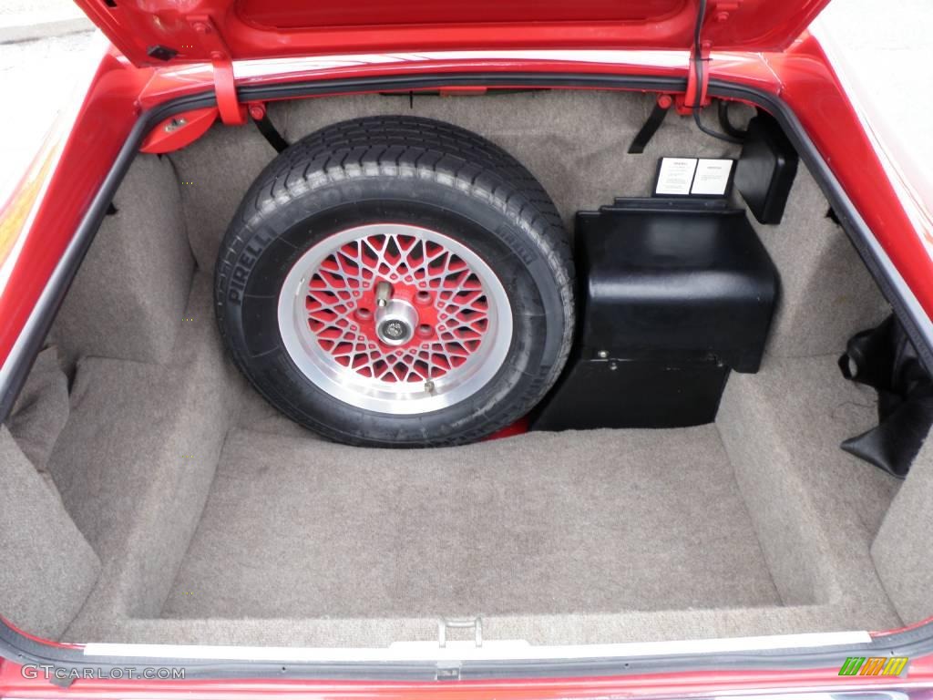 1990 XJ XJS Rouge Collection Coupe - Signal Red / Beige/Red photo #54