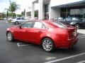 2009 Crystal Red Cadillac CTS Sedan  photo #2