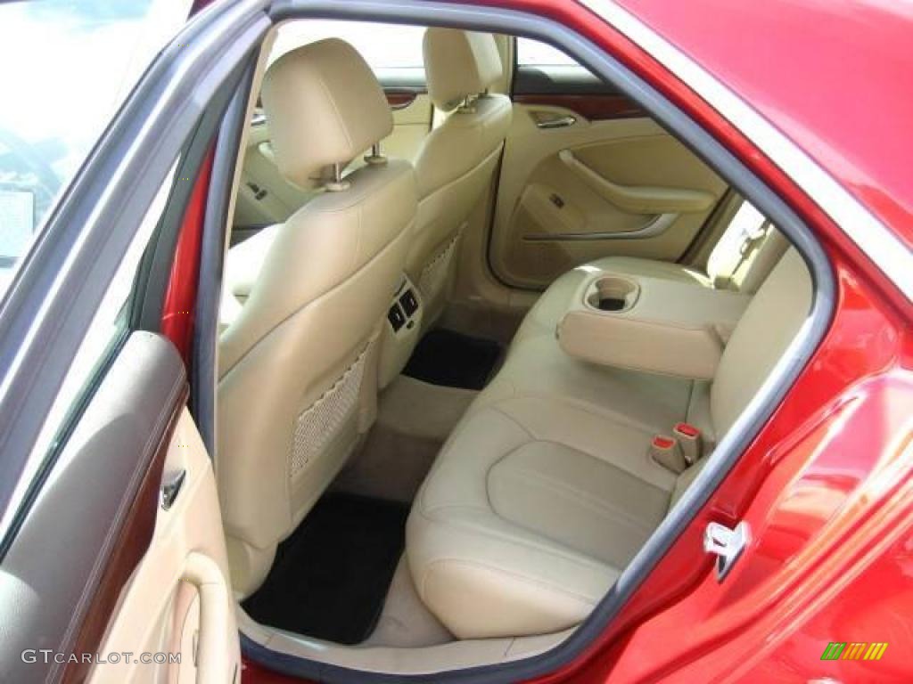 2009 CTS Sedan - Crystal Red / Cashmere/Cocoa photo #5