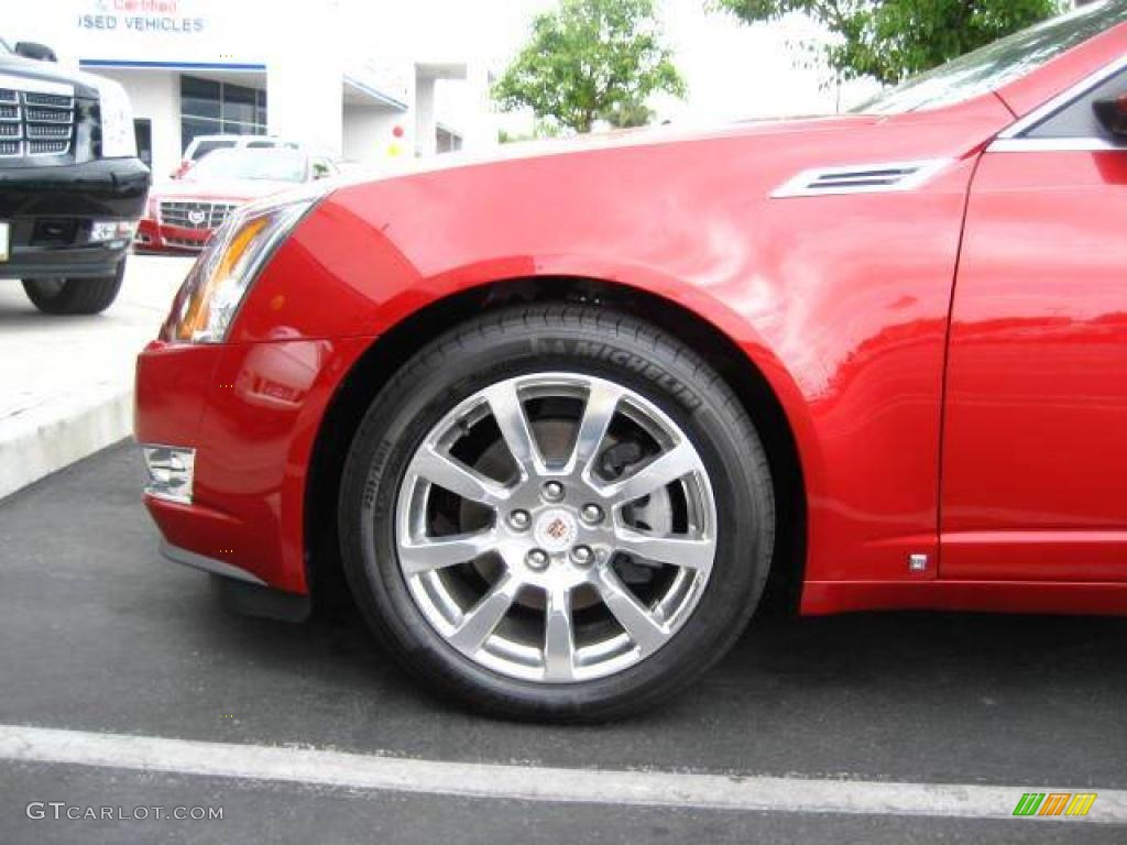 2009 CTS Sedan - Crystal Red / Cashmere/Cocoa photo #6