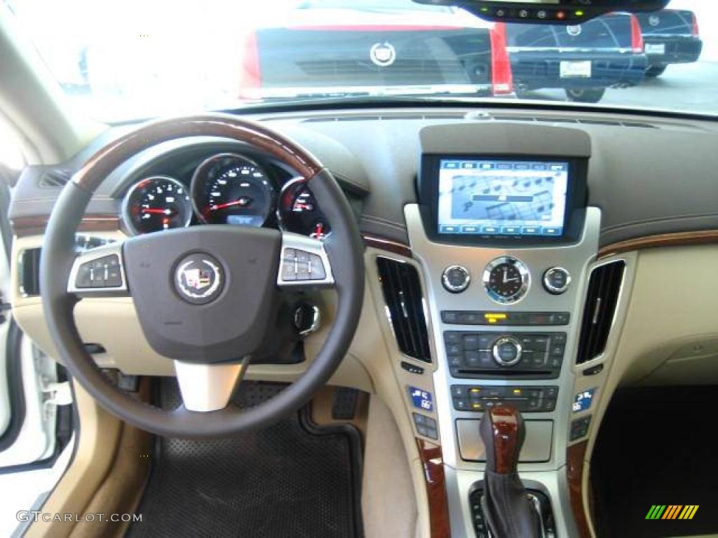 2009 CTS Sedan - Crystal Red / Cashmere/Cocoa photo #9