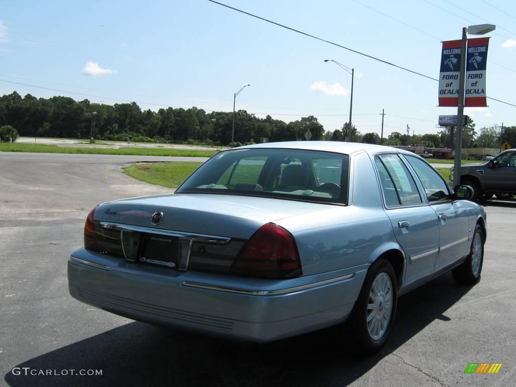 2009 Grand Marquis LS Ultimate Edition - Light Ice Blue Metallic / Medium Light Stone photo #3