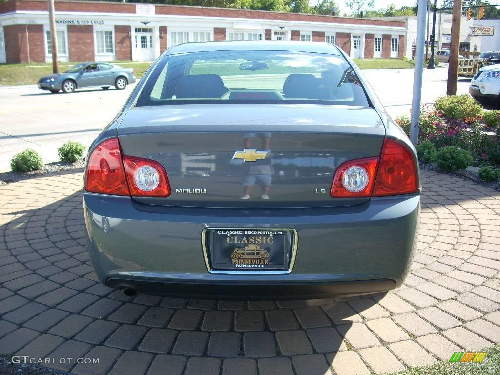 2008 Malibu LS Sedan - Dark Gray Metallic / Titanium Gray photo #7