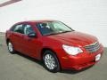 2008 Inferno Red Crystal Pearl Chrysler Sebring LX Sedan  photo #7