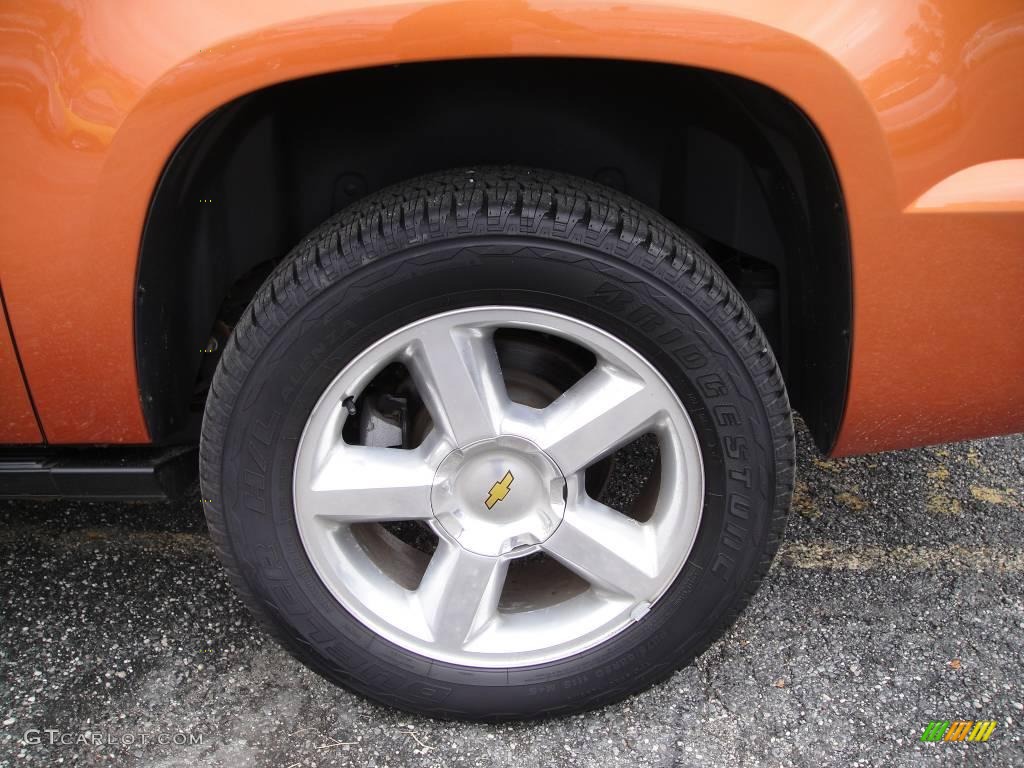2008 Avalanche LTZ 4x4 - Sunburst Orange Metallic / Ebony/Light Cashmere photo #7