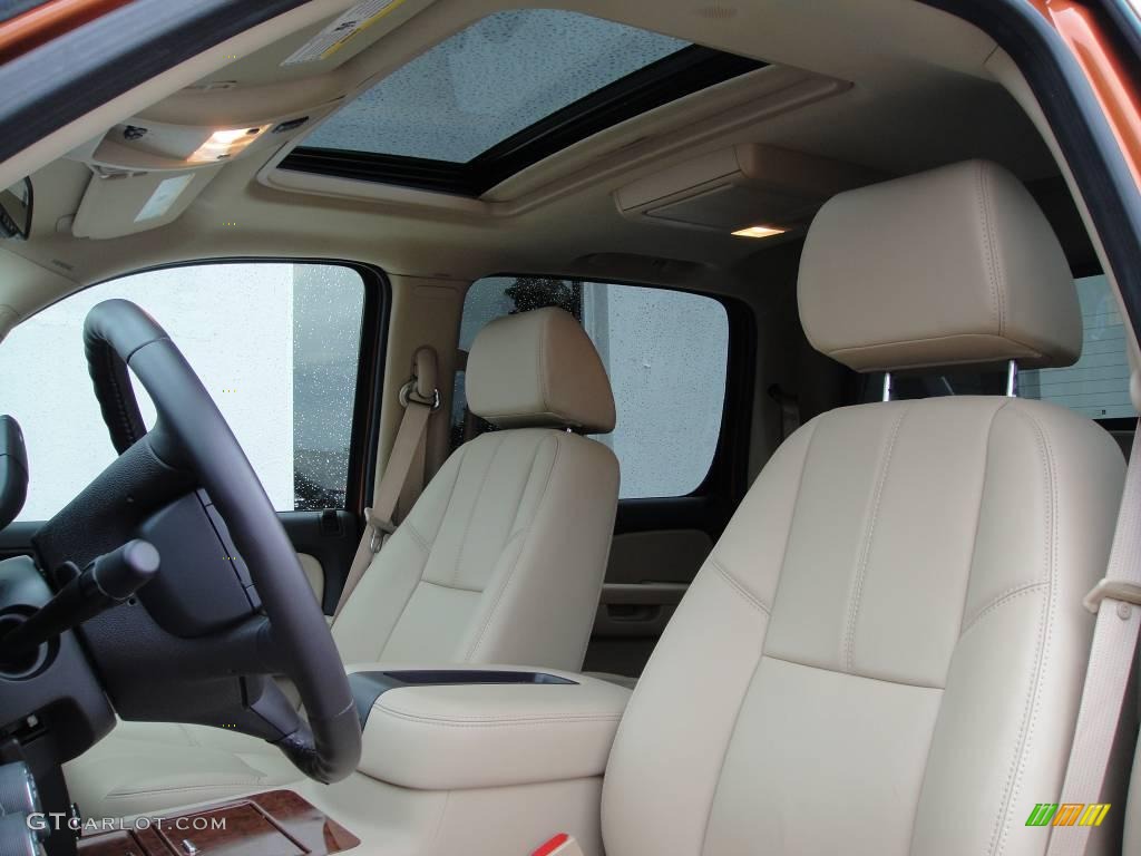 2008 Avalanche LTZ 4x4 - Sunburst Orange Metallic / Ebony/Light Cashmere photo #9