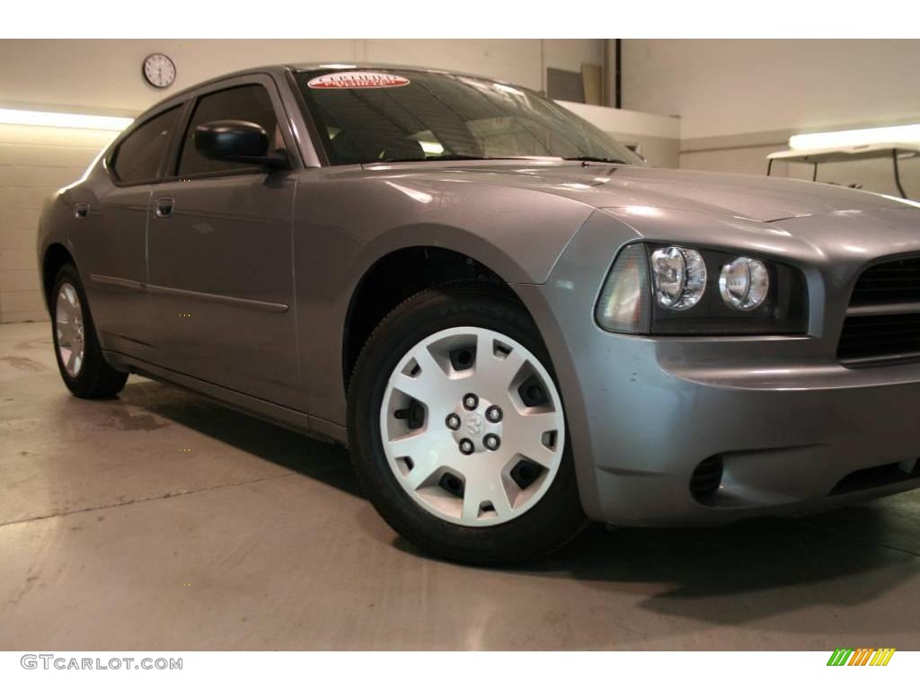 2007 Charger  - Silver Steel Metallic / Dark Slate Gray/Light Slate Gray photo #1