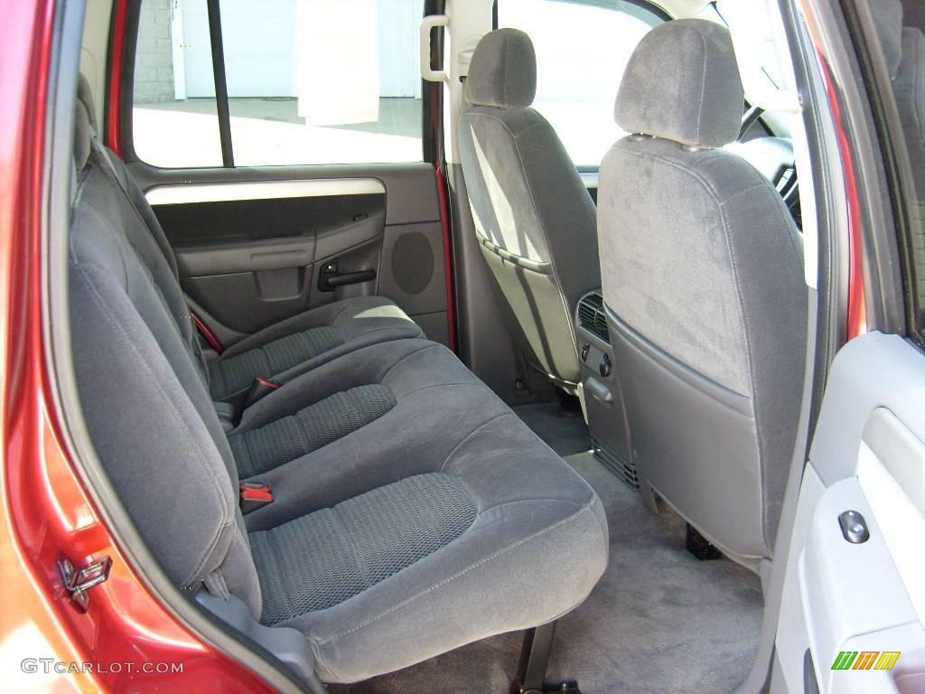 2003 Explorer XLT 4x4 - Redfire Metallic / Graphite Grey photo #17