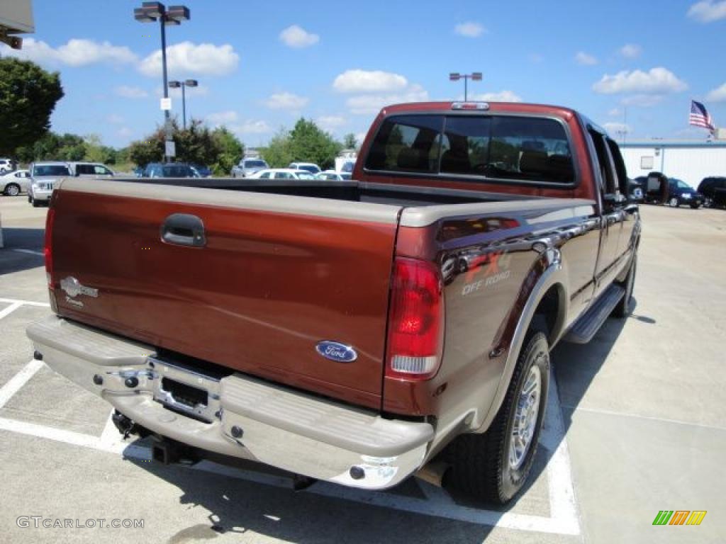 2006 F250 Super Duty King Ranch Crew Cab 4x4 - Dark Copper Metallic / Castano Brown Leather photo #5