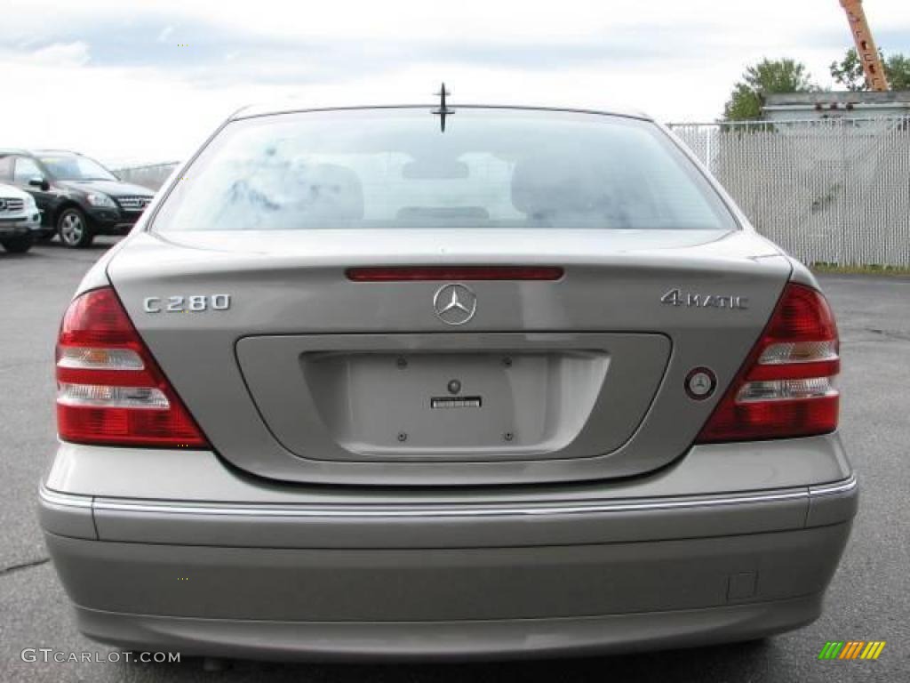 2006 C 280 4Matic Luxury - Pewter Metallic / Black photo #4