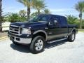 2006 Black Ford F250 Super Duty Lariat Crew Cab 4x4  photo #1