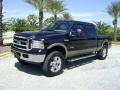 2006 Black Ford F250 Super Duty Lariat Crew Cab 4x4  photo #27