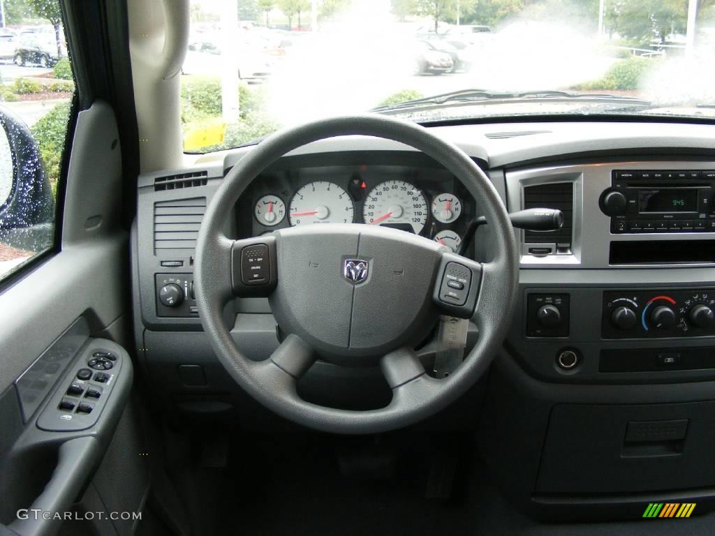 2008 Ram 1500 Big Horn Edition Quad Cab 4x4 - Patriot Blue Pearl / Medium Slate Gray photo #27